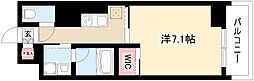 NISSYOBUILDING 1Kの間取図画像