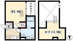 Vella 1Kの間取図画像