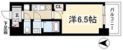 プレサンスTHE新栄 1Kの間取図画像