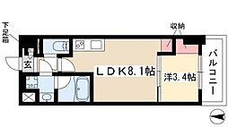 ポルタニグラ大須 1LDKの間取図画像
