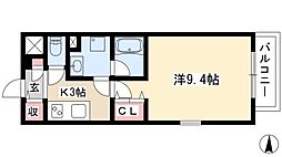 VIOLARESIDENCE 1Kの間取図画像
