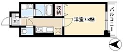 LIVCITY浅間町 1Kの間取図画像