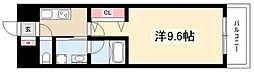 ArtizA上前津2 1Kの間取図画像