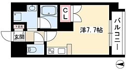 Marche ワンルームの間取図画像