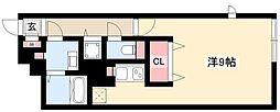 Branche浄心 ワンルームの間取図画像