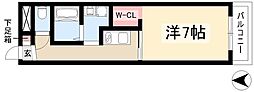 丸美ハイツ 1Kの間取図画像