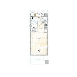 グラン・アベニュー名駅 1LDKの間取図画像