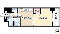 マイコスモス 1DKの間取図画像
