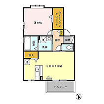 メゾン・シャンピア A102 ｜ 富山県高岡市瑞穂町（賃貸アパート1LDK・1階・53.76㎡） その2