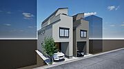 建物完成予想外観パース