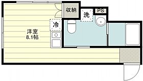 リブレス新河岸V  ｜ 埼玉県川越市大字砂新田（賃貸アパート1R・1階・25.00㎡） その2