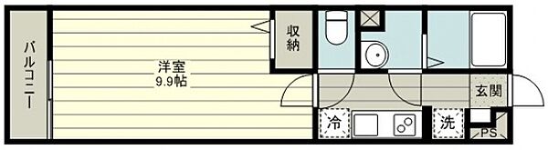 マサジコート ｜埼玉県富士見市大字水子(賃貸マンション1K・3階・28.56㎡)の写真 その2