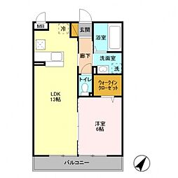 間取図画像 1LDK