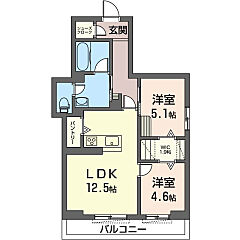 物件の間取り
