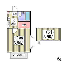 リブレス新河岸3 1Kの間取図画像