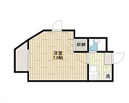 ステージ45 1Kの間取図画像