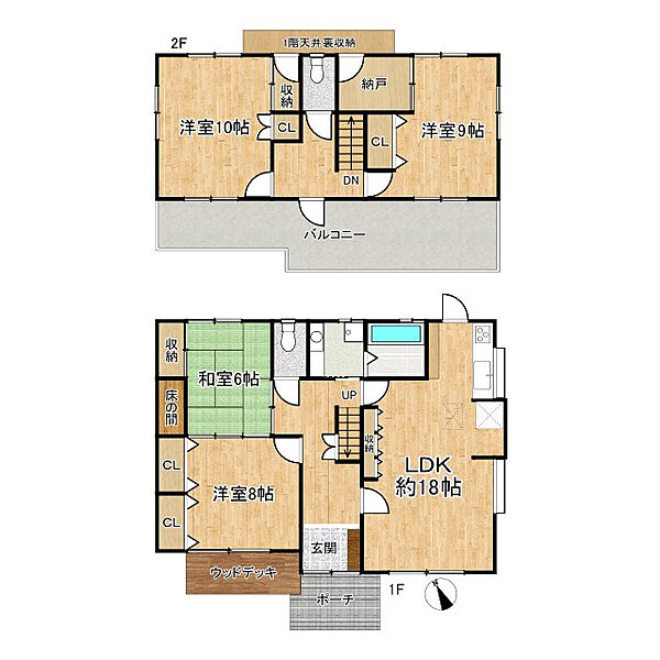 間取りを拡大表示