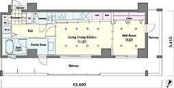 間取図画像 1LDK