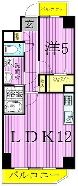 東京都足立区椿１丁目(賃貸マンション1LDK・3階・41.09㎡)の写真 その2