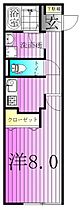 東京都足立区足立２丁目（賃貸アパート1K・3階・26.66㎡） その2