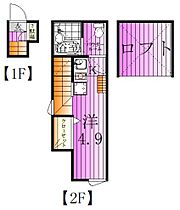 東京都足立区東和５丁目（賃貸アパート1R・2階・17.08㎡） その2