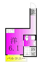 東京都足立区古千谷本町１丁目（賃貸アパート1R・3階・18.25㎡） その2