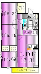 メゾンボヌール 3階