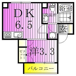 間取図画像 1DK