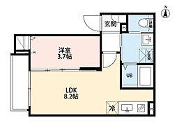 メゾン・リヴィエール熊野前 3階/-