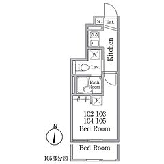 物件の間取り