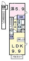 ファースト　グラース 2階