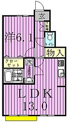 宝ルーセントB 1階
