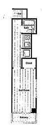 ダイアパレス竹ノ塚 ワンルームの間取図画像