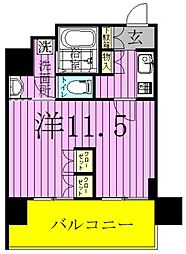 Graudeur綾瀬 1LDKの間取図画像
