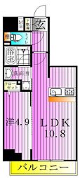 足立区西新井栄町3丁目マンション 1SLDKの間取図画像