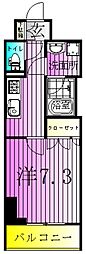 OPENBLOOM綾瀬 1Kの間取図画像