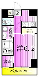 フリーダムファン 1Kの間取図画像