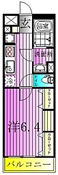 リブリ・南花畑 1Kの間取図画像