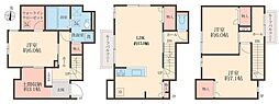 仮)八潮市大原アパート 3LDKの間取図画像