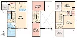 仮)八潮市大原アパート 2LDKの間取図画像