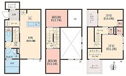 仮)八潮市大原アパート 2LDKの間取図画像