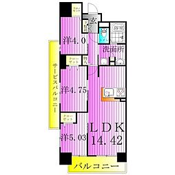 アーバンパーク谷在家 3LDKの間取図画像