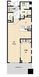 HF銀座レジデンスEAST 1LDKの間取図画像