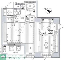 MAKESART三ノ輪2 1LDKの間取図画像