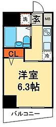 ガラシティ日本橋人形町 1Kの間取図画像