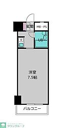 ライオンズマンション御徒町第2サトービル 1Kの間取図画像