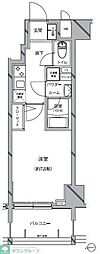 ARTESSIMORILLIA 1Kの間取図画像