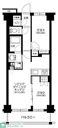 パレステージ墨田立花 2LDKの間取図画像