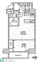 ステージグランデ錦糸町2 1LDKの間取図画像