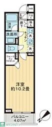 グランスイート日本橋エイペックス 1Kの間取図画像